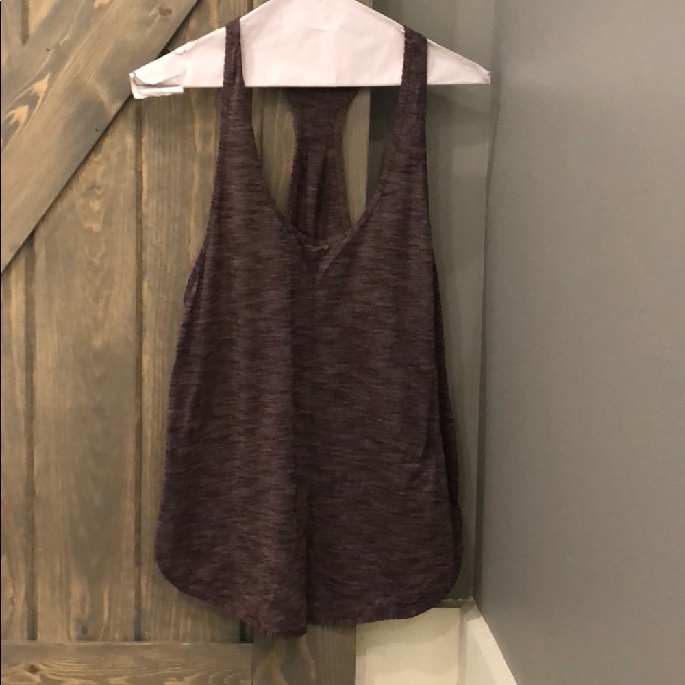 Lululemon tank new heathered burgundy